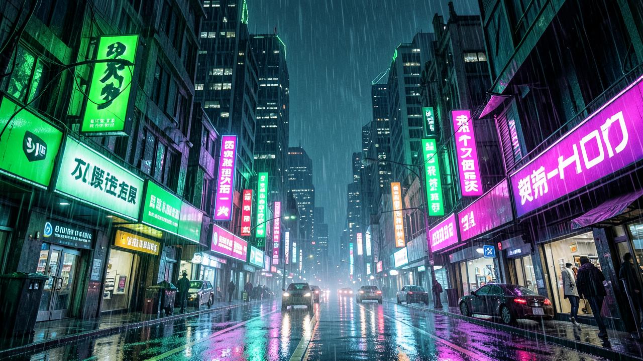 Cyberpunk City live stream preview